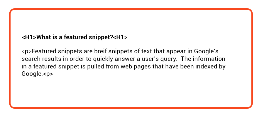 what is a featured snippet